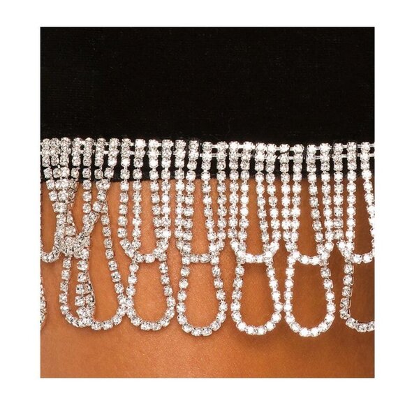 Camila Coelho Three Piece Matching Set Mini Skirt Cop Top Christmas Party NYE - Picture 6 of 16